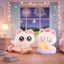 Đồ Chơi Blind Box Hộp Mù Tượng Mèo Xiêm Nhung Nhám Mini Mô Hình Quà Tặng Xinh Xắn🐱MÈO XIÊM HỒNG CUTE