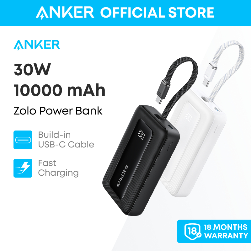 Sạc dự phòng Anker A1688 Pin dự phòng 10.000mAh 30W sạc nhanh USB‑C vào ra pin điện thoại du lịch thiết yếu | BigBuy360 - bigbuy360.vn