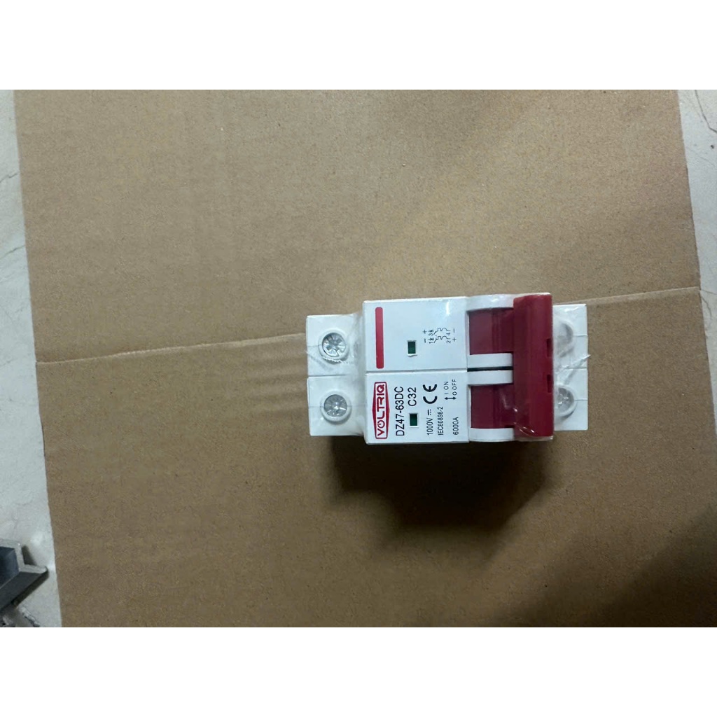 Aptomat năng lượng mặt trời MCB DC 2P - 1000VDC 32A, 63A,125A