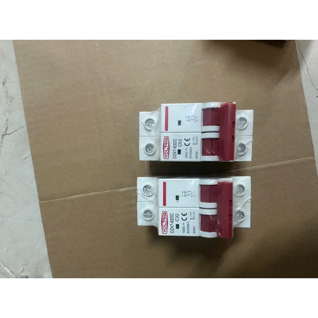 Aptomat năng lượng mặt trời MCB DC 2P - 1000VDC 32A, 63A,125A