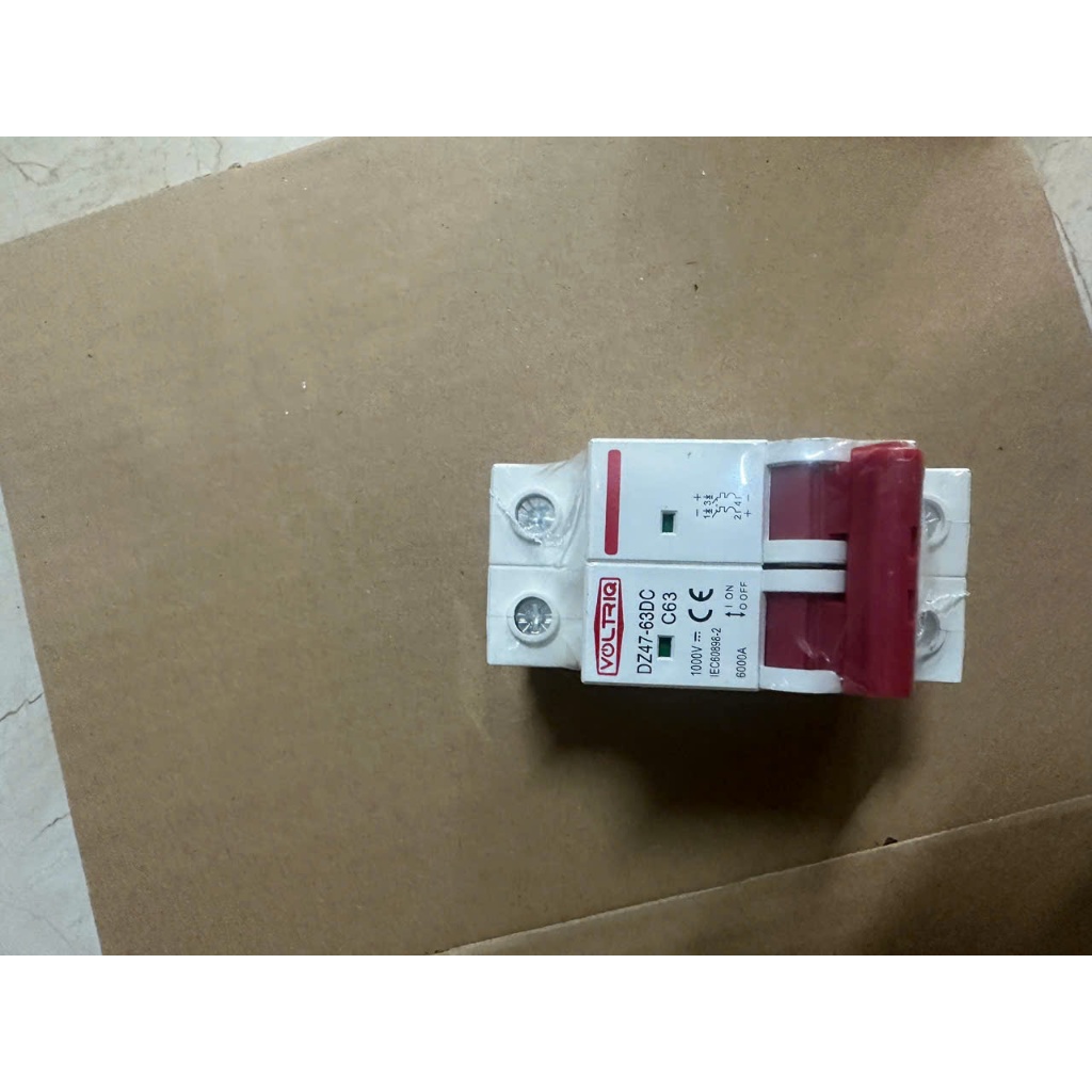 Aptomat năng lượng mặt trời MCB DC 2P - 1000VDC 32A, 63A,125A