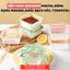 Hộp Bánh Mousse Tiramisu Sọc Caro Họa Tiết Sắc Nét