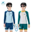 Set bơi bé trai tay dài quần short GREAT