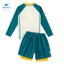 Set bơi bé trai tay dài quần short GREAT