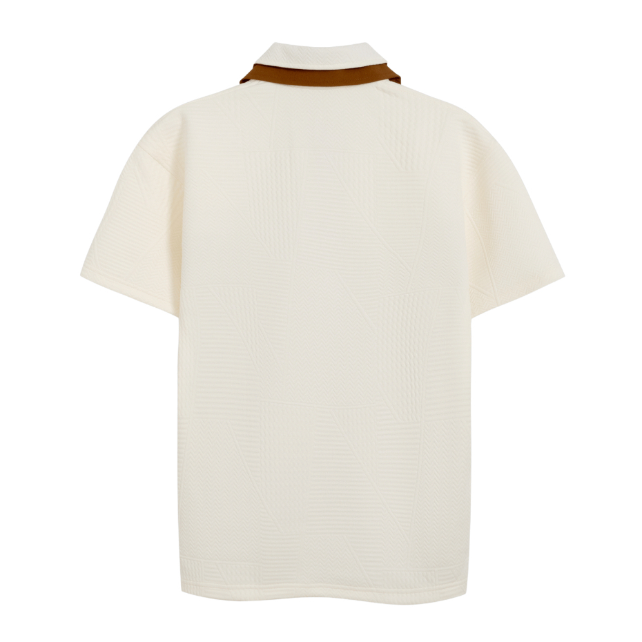 Áo polo nam CHILLTONE thu đông vải cotton 3D Vân Nổi Trẻ Trung, Năng Động, Lịch Lãm - SHINGHAI