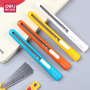 Dao Cắt Giấy Deli 2025 Mini – Thiết Kế Nhỏ Gọn, Sắc Bén – An Toàn Cho Học Sinh, Văn Phòng