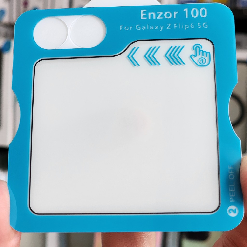 Kính cường lực Kuzoom trong suốt full màn cho Samsung Z Fold / Z Flip 3 4 5 6 7 hạn chế vân tay