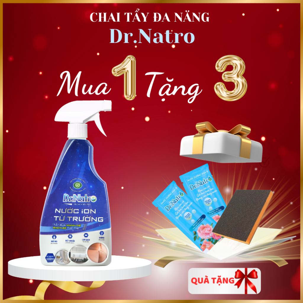 Nước Tẩy Đa Năng Dr Natro - Hình ảnh thực tế