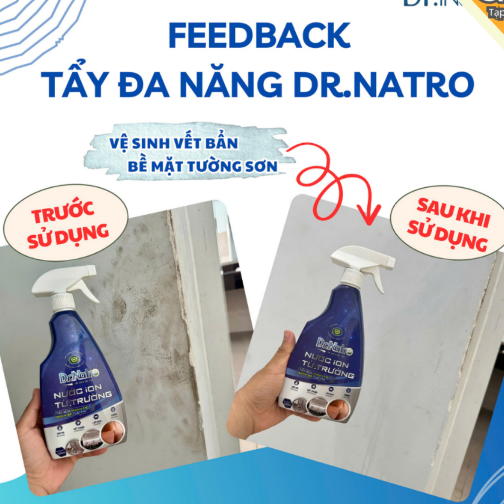 Chất lượng Dr Natro Tẩy Đa Năng Cho Nhiều Vết Bẩn
