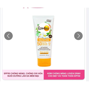 Kem chống nắng Lovea Protection FPS50 – 90ml, bảo vệ bạn khỏi các tác hại từ tia cực tim một cách mạnh mẽ
