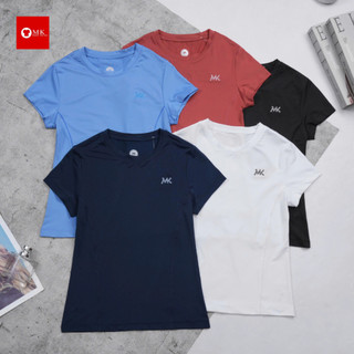 Áo thun nữ MK Slim Curve thể thao co giãn 4 chiều thoáng mát thoải mái chiết eo tôn dáng dễ phối đồ