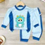 Đồ Bộ Dài thun Lạnh cho Bé TRai, Bé Gái từ 6 -15kg, Vải mềm mát, co giãn, họa tiết dễ thương - D09