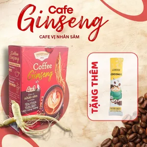 Cà Phê Sâm GINSENG - Tăng Cường Sức Khỏe, Bổ Sung Năng Lượng - TANY CAFE - 1 Hộp 10 Gói x 12g