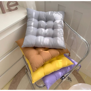 đệm ngồi bệt vuông kiểu nhật 40*40, đệm có dây buộc, đệm ghế văn phòng