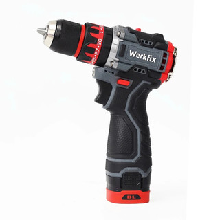 Máy khoan pin WORKFIX WF-ID1016BL, Động cơ Không chổi than, 3 Chức năng 10mm, Có khóa trục, Tặng 24 Phụ kiện