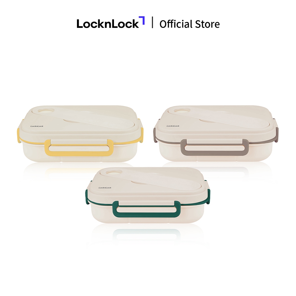Hộp Cơm Chia 5 Ngăn LocknLock Divided Lunch Box LCB952 Dung Tích 1.4L, 3 Màu Lựa Chọn - K-MALL