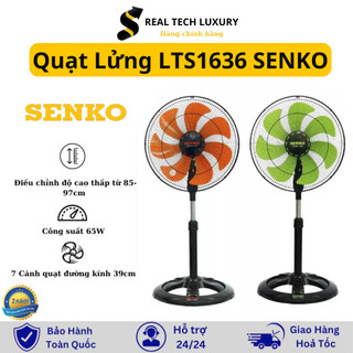 Quạt Lửng LTS1631 SENKO Chính Hãng, Công Suất 65W, Quạt Điện Cây Đứng Lỡ 7 cánh, 3 Mức Tốc Độ Gió