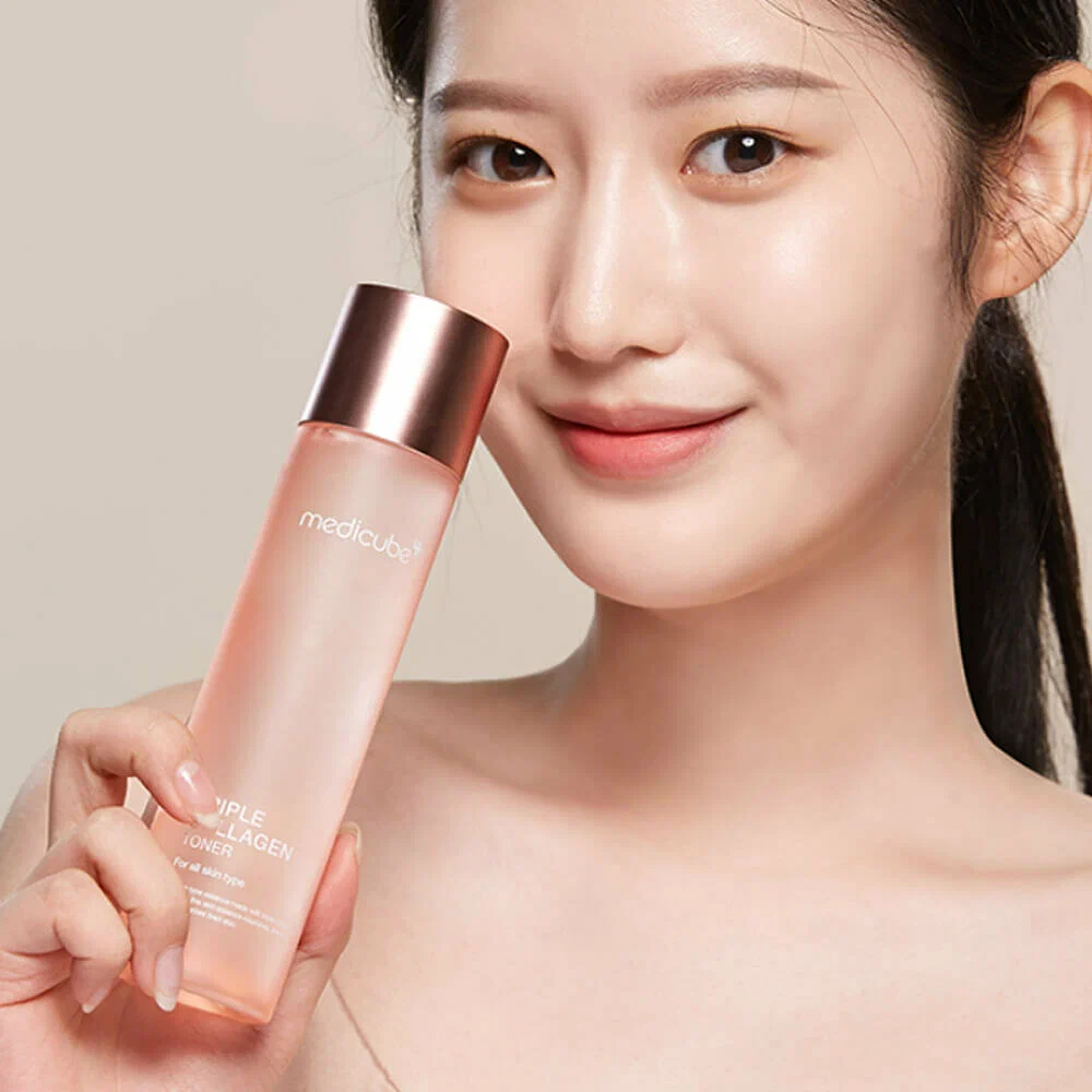 Toner Dạng Tinh Chất Medicube 140ml/Glow Essence Toner/Triple Collagen Toner 4.0