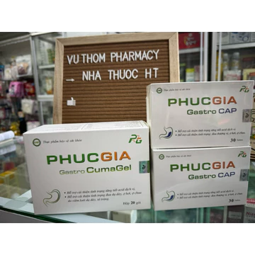 Phúc Gia Gastro Cap 30Viên - Viên uống hỗ trợ dạ dày