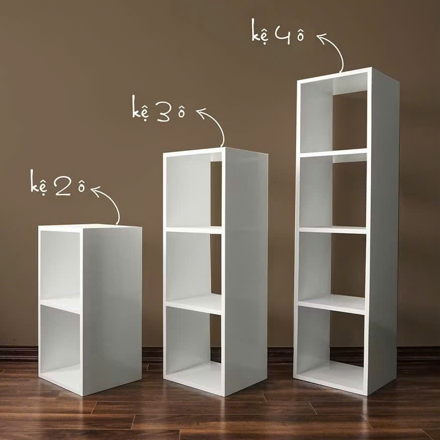 Kệ sách gỗ, kệ decor kệ tổ ong đa năng nhiều tầng lắp ghép tiện lợi chất liệu gỗ MDF bền đẹp