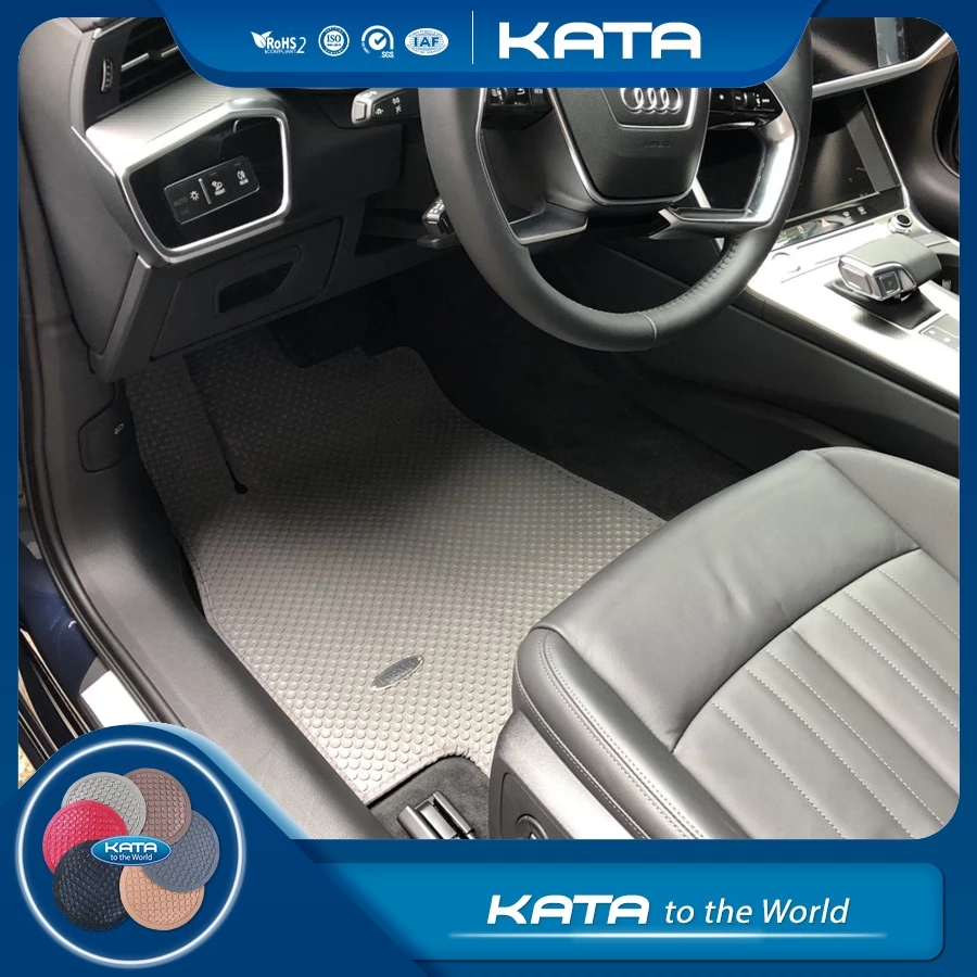 Thảm lót ô tô KATA cho xe Audi A4  (2017 - 2025) - Khít với sàn, Chống trơn, Không mùi, Không ẩm mốc