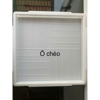 Khuôn đúc gạch lát sân, vườn nhựa pp kích thước 40x40 cm
