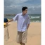 Áo Sơ Mi Nam Oxford GODMOTHER Kẻ Sọc Tay Ngắn Form Boxy Cổ Bẻ Menswear