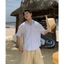 Áo Sơ Mi Nam Oxford GODMOTHER Kẻ Sọc Tay Ngắn Form Boxy Cổ Bẻ Menswear