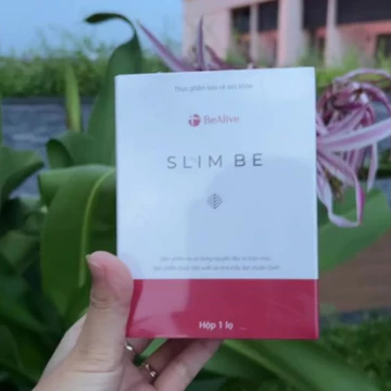 Trà giảm cân cấp tốc SlimBe chính hãng có logo Bealive Trà thảo mộc giảm mỡ bụng an toàn hiệu quả
