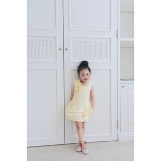Váy Vàng Miuly Mẹ & Bé Laci Kids