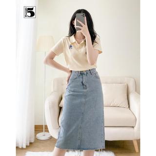 Chân Váy Jean Dài Xẻ Sau Dáng Ôm Tôn Dáng – Thiết Kế Thanh Lịch Dễ Mặc Twentyfive Fashion - 4109