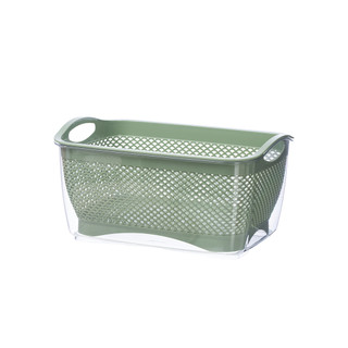Bộ Rổ Nhựa Chữ Nhật Kèm Chậu Cao Cấp ,Rổ Đựng Rau, Bộ Rổ 2 Lớp Hokori Việt Nhật - MS:2381/ 2382/ 2383