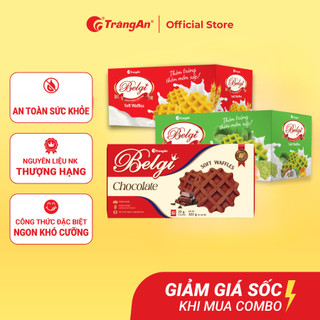 Bánh Bông Lan Belgi Tràng An thơm ngon giàu năng lượng 322g, nhiều hương vị | Tràng An Official