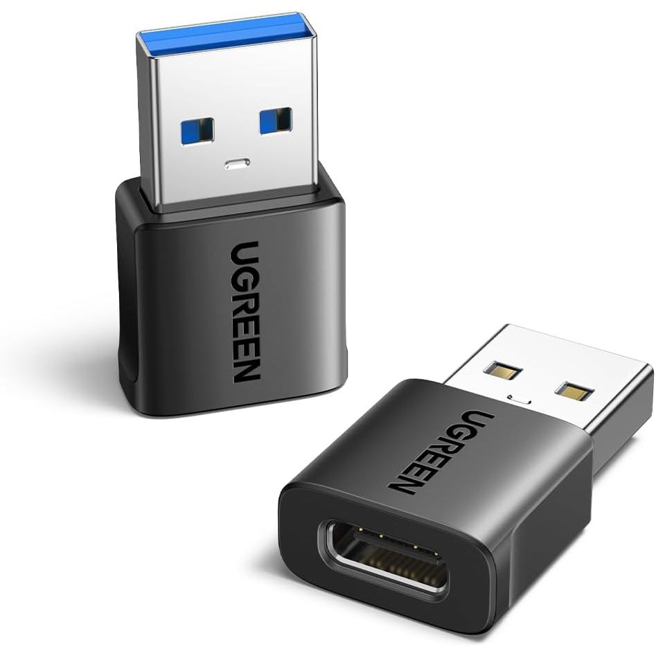 Đầu chuyển đổi USB-C cái sang USB-A đực 2.0 Ugreen | Sạc nhanh 18W | Truyền tải dữ liệu 480Mbps | BH 18T 1 đổi 1 45275 | BigBuy360 - bigbuy360.vn