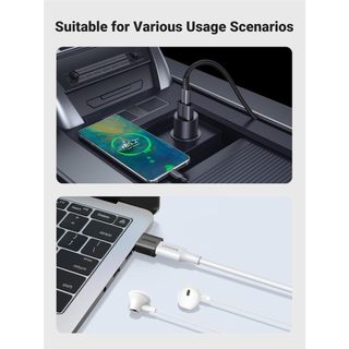 Đầu chuyển đổi USB-C cái sang USB-A đực 2.0 | Sạc nhanh 18W | Truyền tải dữ liệu 480Mbps | BH 18 tháng 1 đổi 1 45275