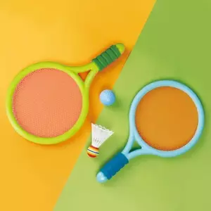 BỘ ĐỒ CHƠI VỢT CẦU LÔNG, TENNIS CHO BÉ VUI NGHỊCH - Kèm Cầu Và Bóng