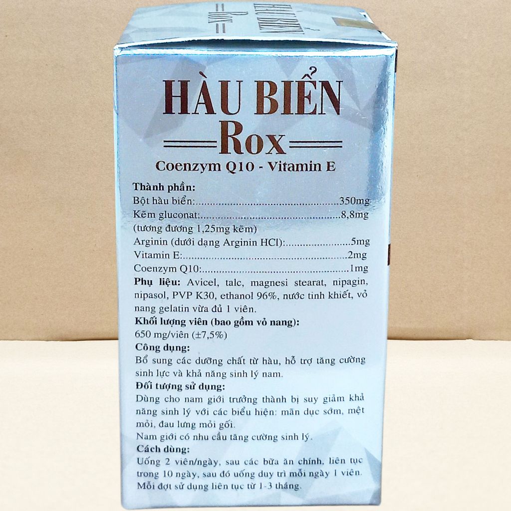 Combo 2 Hộp Hàu Biển Rox Trắng - Rostex - Vinaphar - Vitamin Chữa Lành