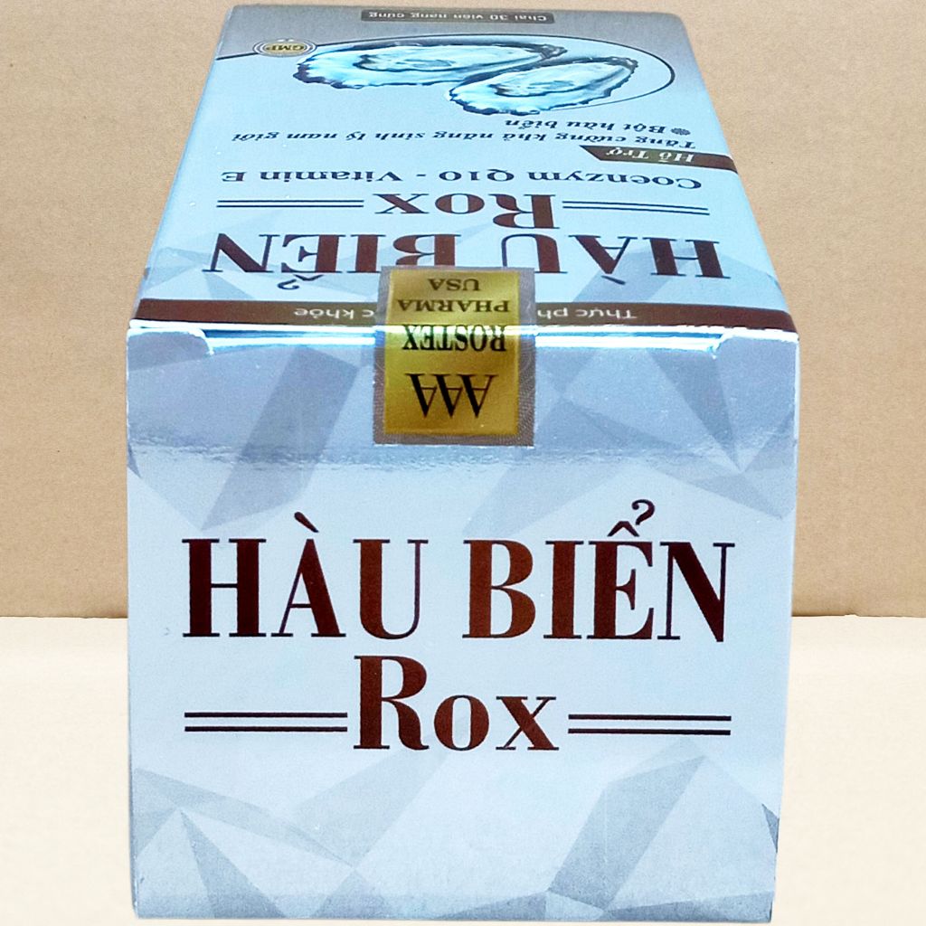 Combo 2 Hộp Hàu Biển Rox Trắng - Rostex - Vinaphar - Vitamin Chữa Lành