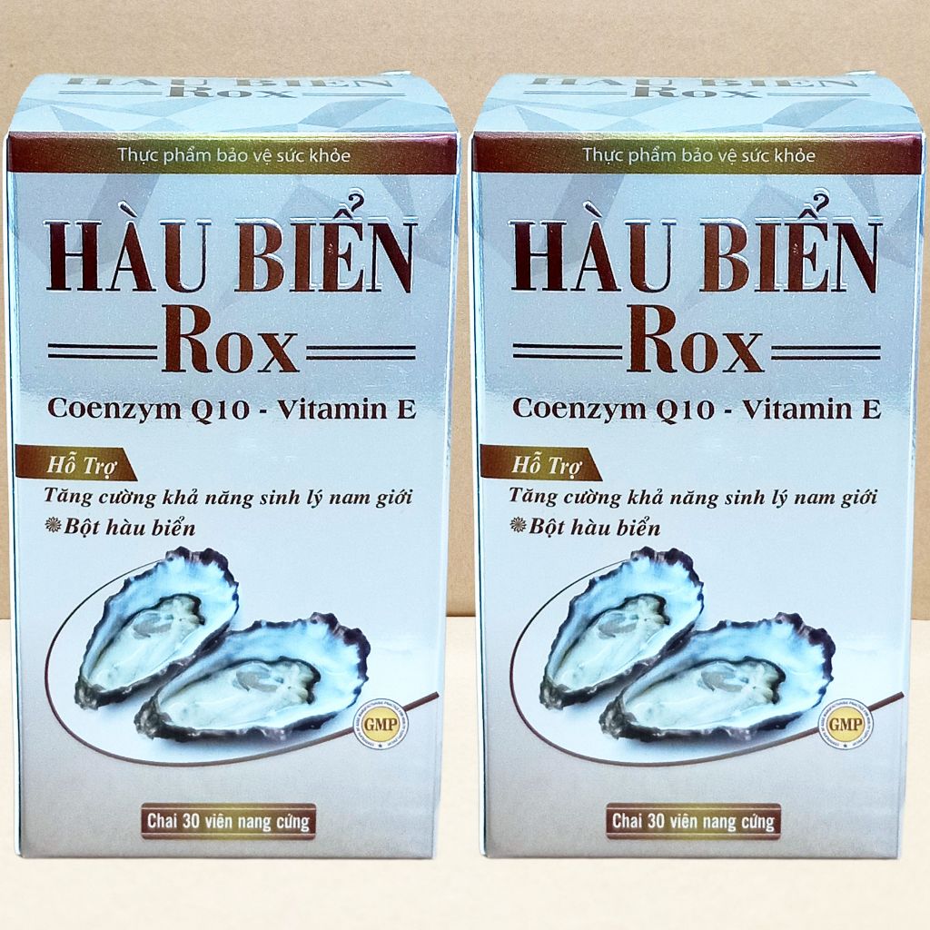 Combo 2 Hộp Hàu Biển Rox Trắng - Rostex - Vinaphar - Vitamin Chữa Lành