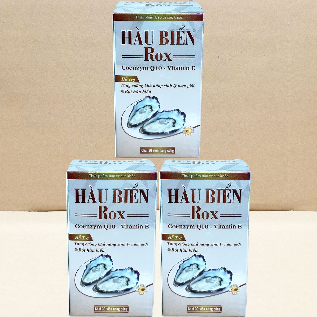 Combo 3 Hộp Hàu Biển Rox Trắng - Rostex - Vinaphar - Vitamin Chữa Lành