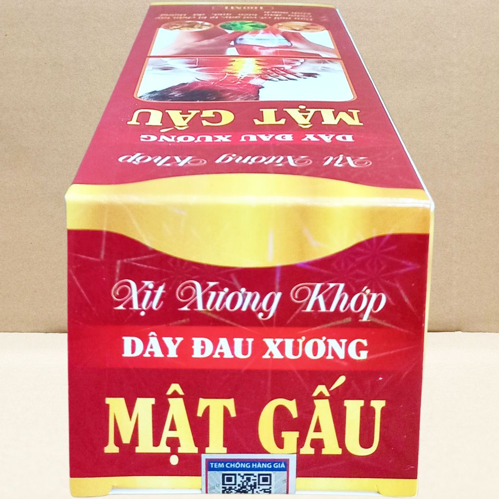 (Đỏ) Xịt Xương Khớp Dây Đau Xương MẬT GẤU - Mekong - Bidopharma - Vitamin Chữa Lành