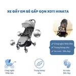 Xe Đẩy Em Bé Gấp Gọn Hinata XD11 - Siêu nhẹ - Gấp gọn tiện lợi — ảnh 1