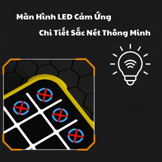 Máy Chơi Game 3in1 XO Tic-Tac-Toe Nhiều Cấp Độ Chơi Có Hiệu Ứng Âm Thanh Sôi Động Chất Liệu Nhựa ABS An Toàn Cho Bé