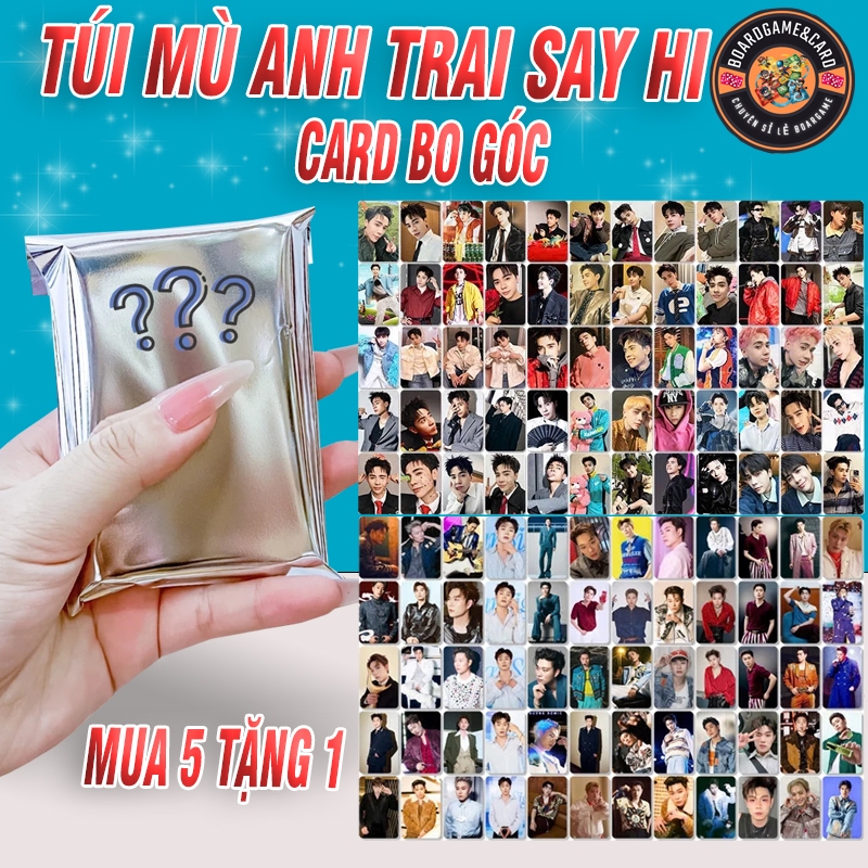 [MUA 5 TẶNG 1]Túi Mù Card Bo Góc Anh Trai Say Hiii - Card HIEUTHUHAI ...