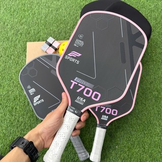 (Hoả Tốc HN) Vợt Pickleball F-Sports T700 Pro - Carbon T700 Nhám Cao Cấp, Tăng Kiểm Soát Tối Đa, Trợ lực lõi tổ ong
