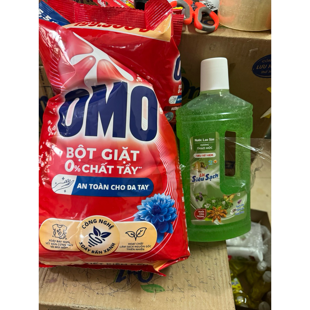Bột giặt omo túi 2.6kg - 2.9kg ; 5,1kg - 5,5kg tặng - BGOMO