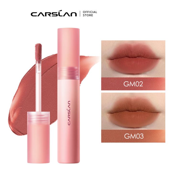 CARSLAN Son kem lỳ son bùn mochi Mistiness lì mờ xốp nhẹ trên môi 2.5g | NHÍM HOUSE
