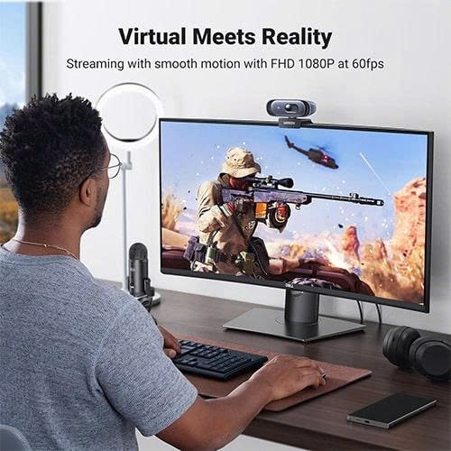 Webcam Ugreen 35626 CM778 15728 Cao Cấp Tự động lấy nét 2K@30Hz, Full HD 1080p/60fps | BigBuy360 - bigbuy360.vn