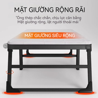 Giường gấp thông minh đơn giản và tiện lợi lớn với khung thép chắc chắn bán trực tiếp từ nhà máy