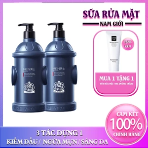 【Mua 1 Tặng 1】Sữa rửa mặt Nam 3 Tác Động Tro núi lửa，Kiềm Dầu Ngừa Mụn Dưỡng Trắng Dịu Nhẹ，làm sáng da Sạch Sâu